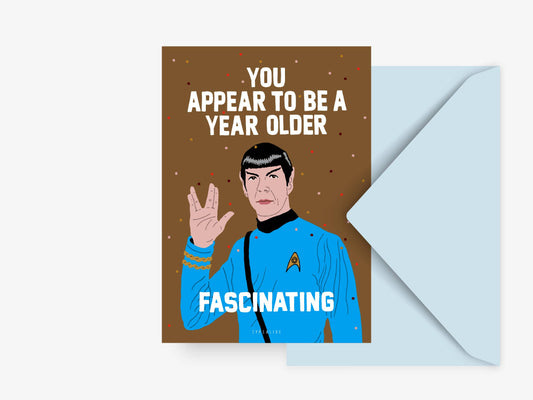 Postcard/Year Older Fascinating