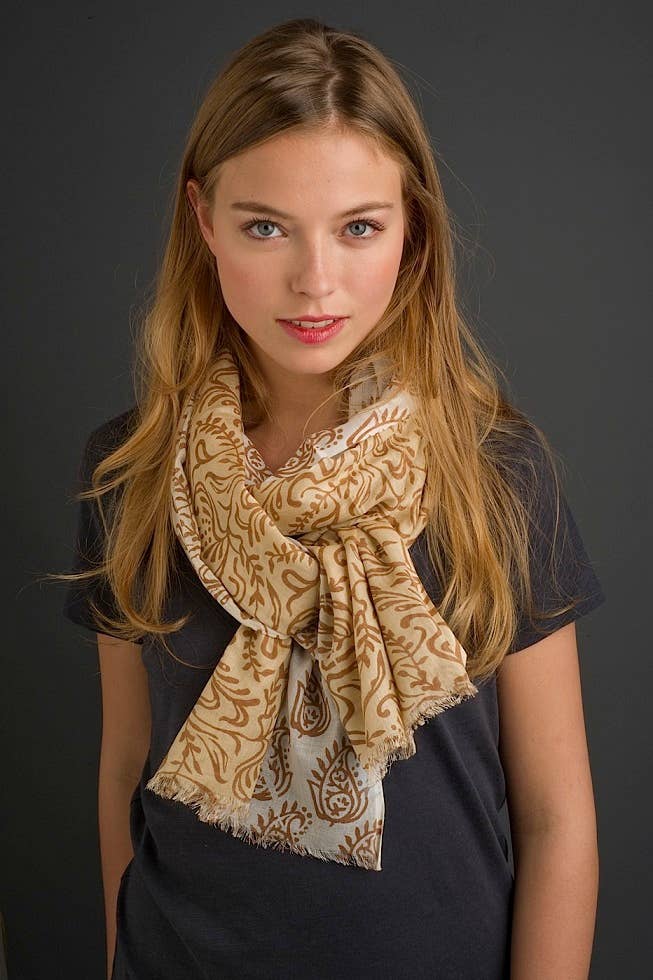 RANGOON SCARF - 100% VISCOSE