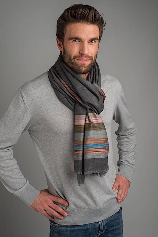 VERONESE SCARF - 98% WOOL / 8% SILK