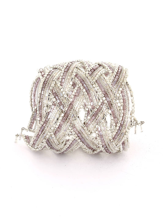 DOUBLE NAVAJO BRACELET: Pink