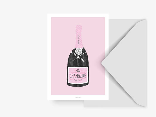 Postcard/Champagne
