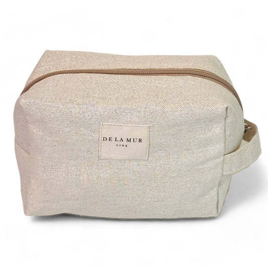 Medium Gold Toiletry Bag