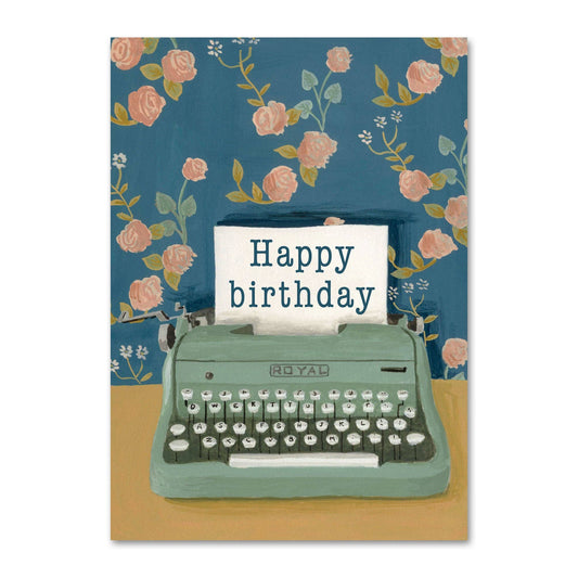 Happy Birthday -kortti, ilman kirjekuorta